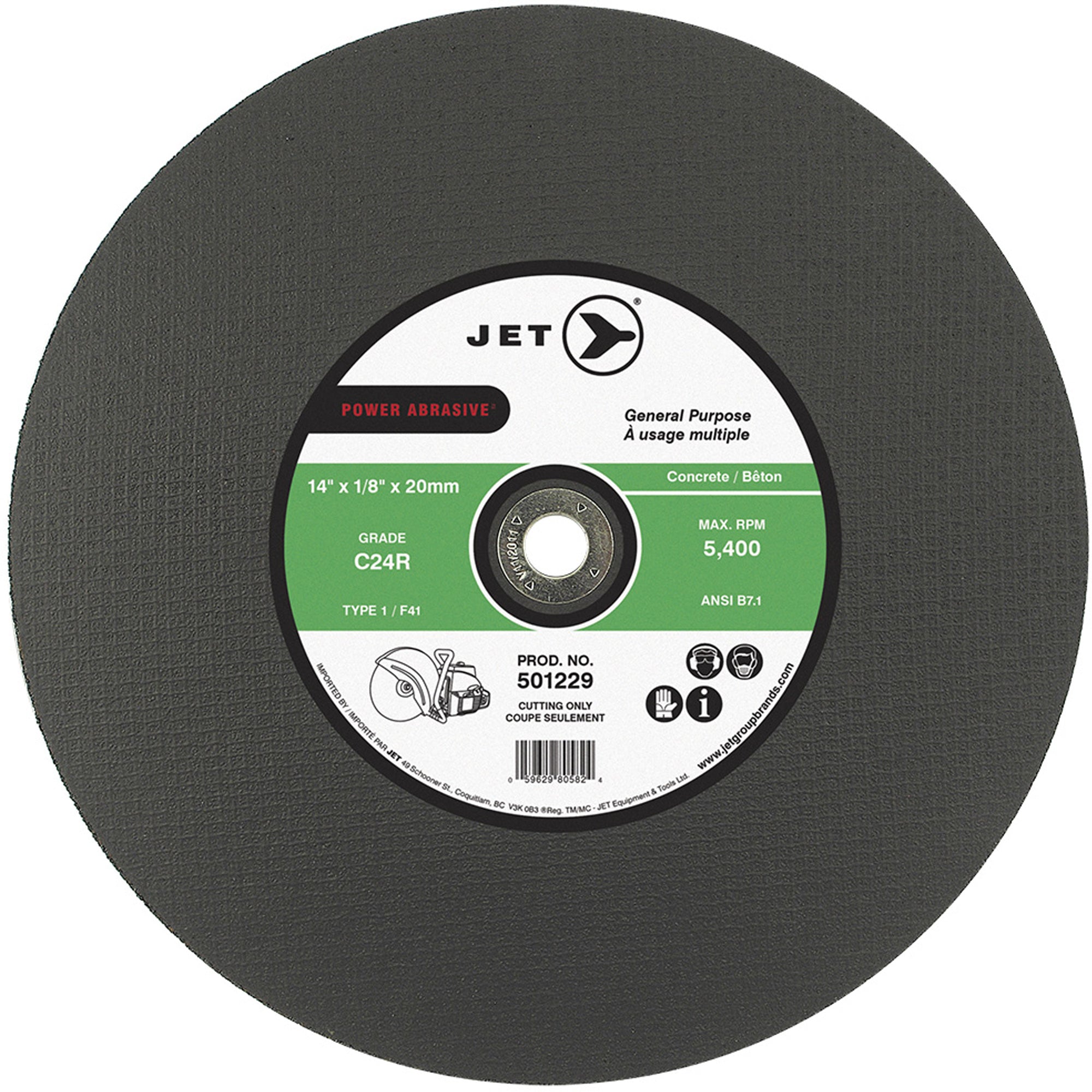 C24R POWER ABRASIVE Cut-Off Wheel - NIS739