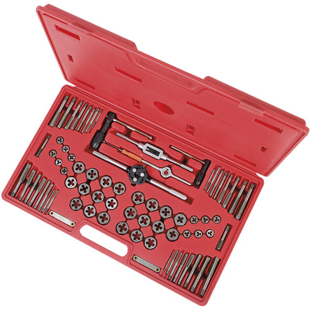 Premium SAE/Metric Alloy Tap & Die Set - NIS873