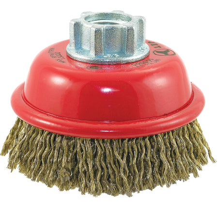 MAXI-CRIMPED Premium Crimped Wire Cup Brush - NIS901