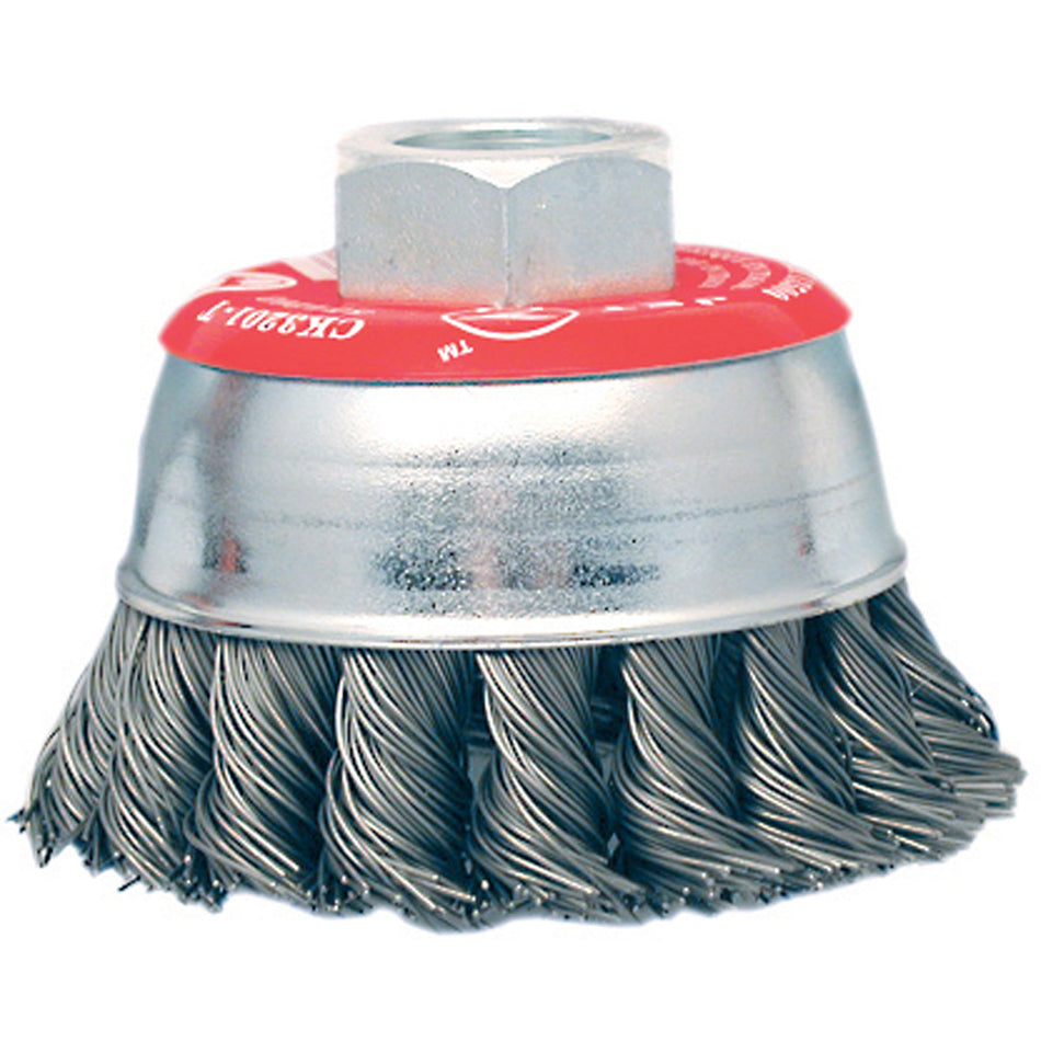 High-Performance Knot Twisted Cup Brush - NIS909