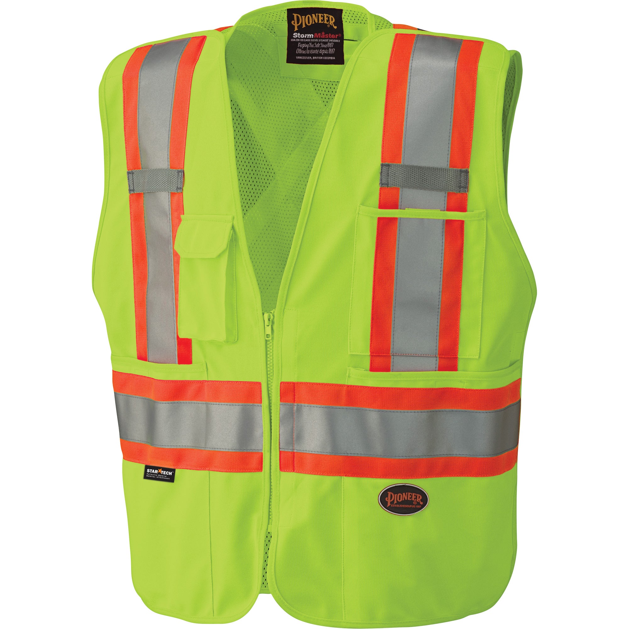 6936 5-Point Tear-Away Safety Vest - NIT322