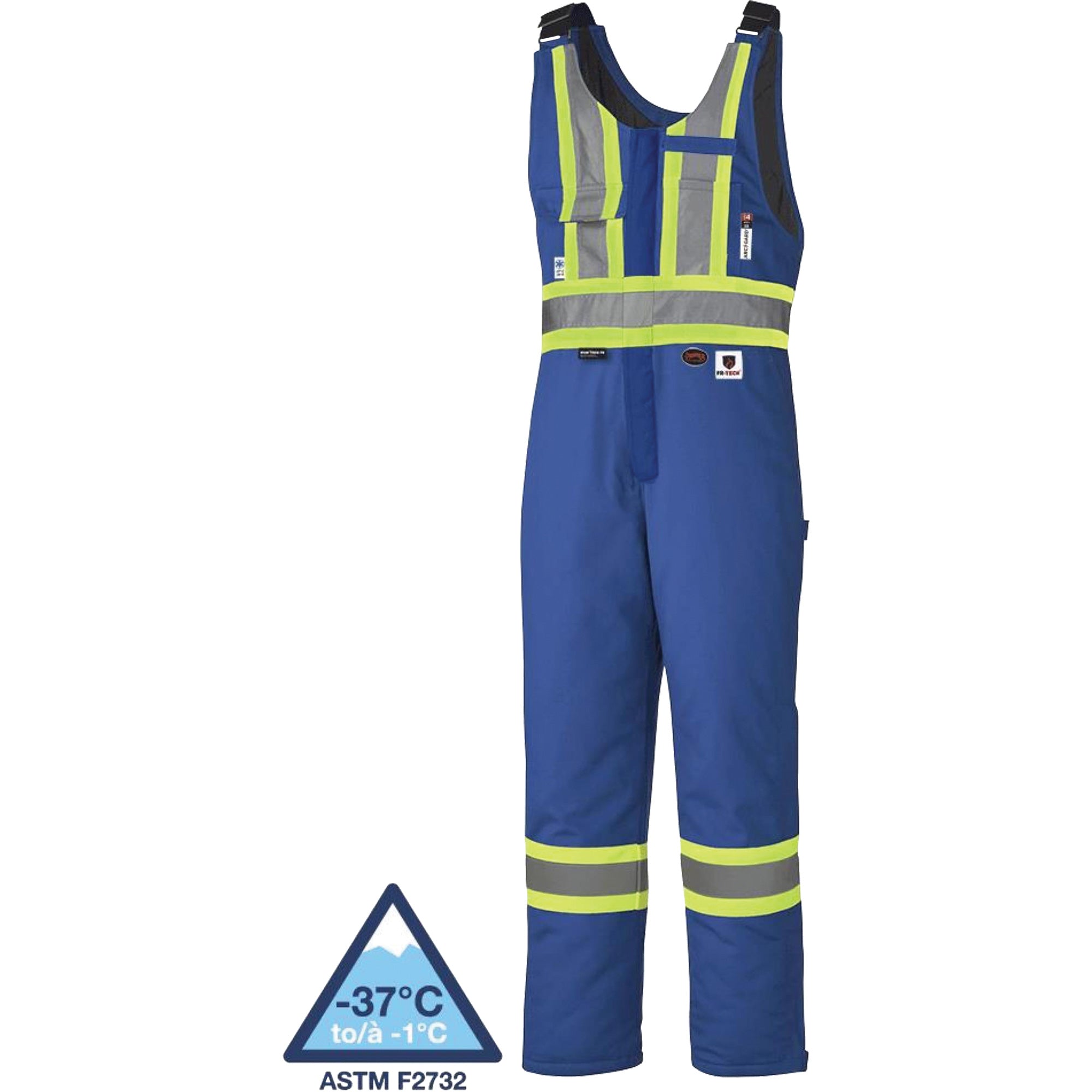 5524A High-Visibility Flame-Resistant Quilted Safety Coveralls - NIT471