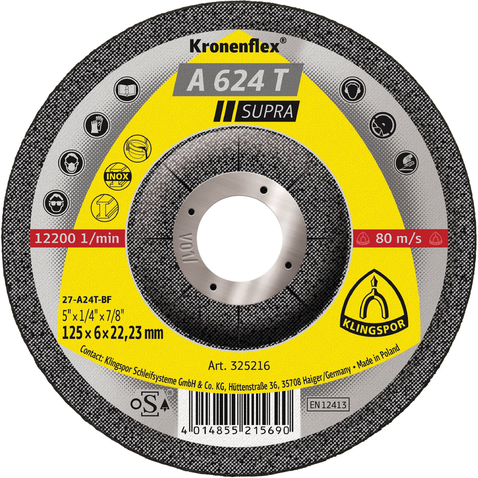 A 624 T Supra Kronenflex® Grinding Disc - NIU800