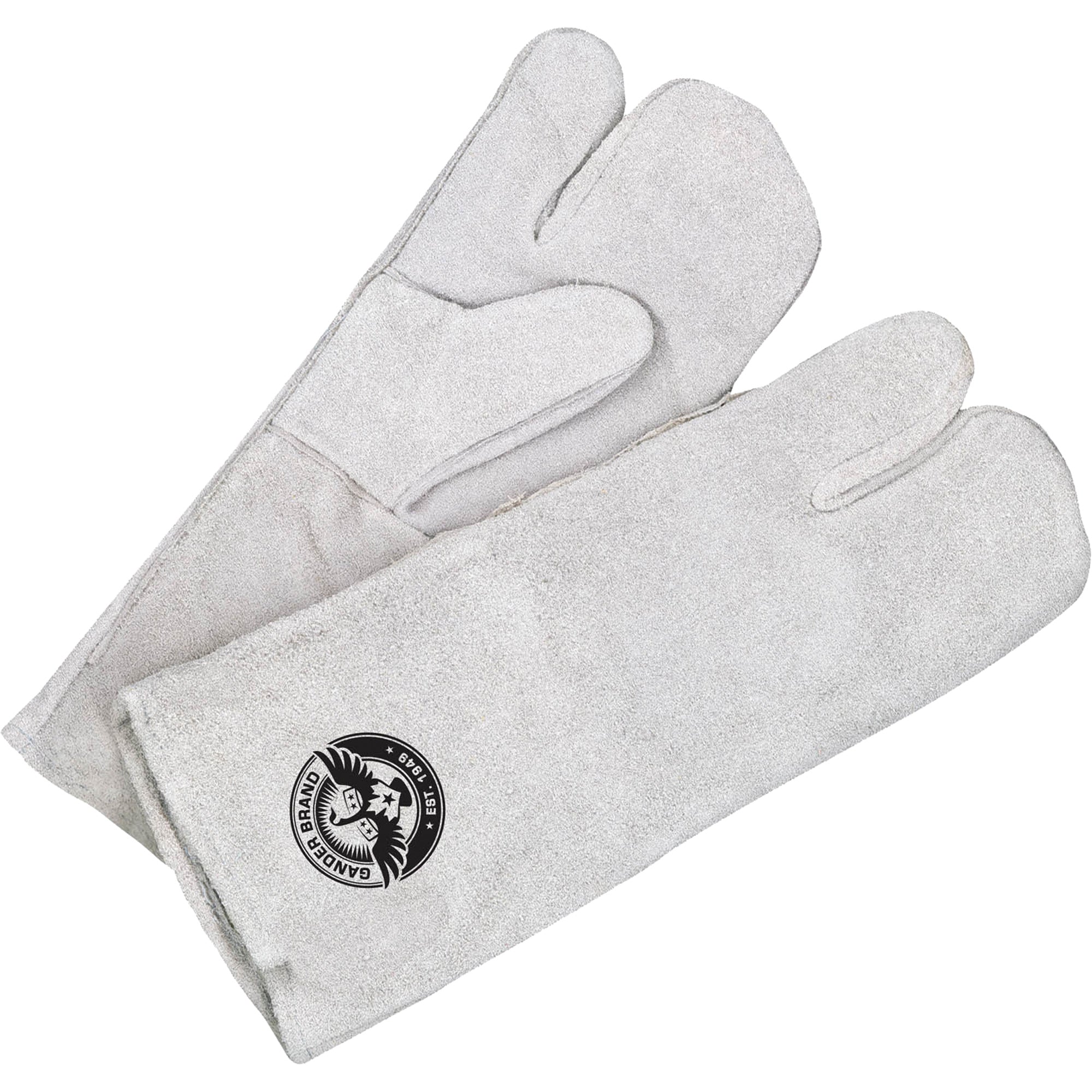 Gander Brand 1-Finger Welding Mitt with Gauntlet Cuff - NJC589