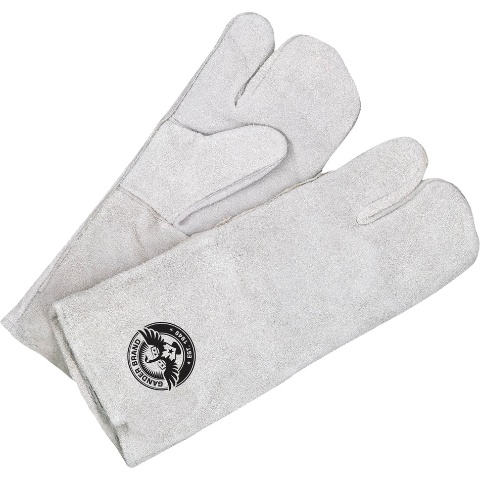 Gander Brand 1-Finger Welding Mitt with Gauntlet Cuff - NJC589