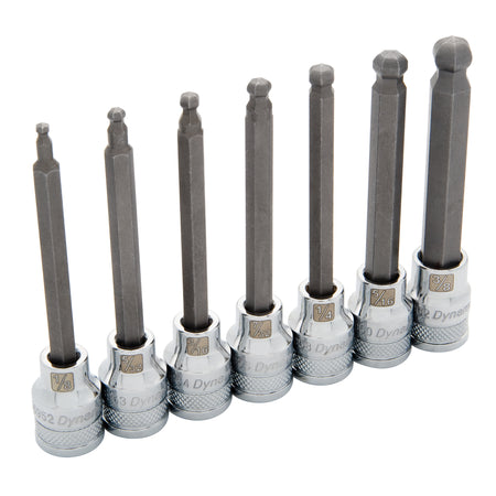 Long SAE Ball-Nose Socket Set - NJH442