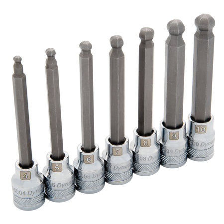 Long Metric Ball Nose Socket Set - NJH443