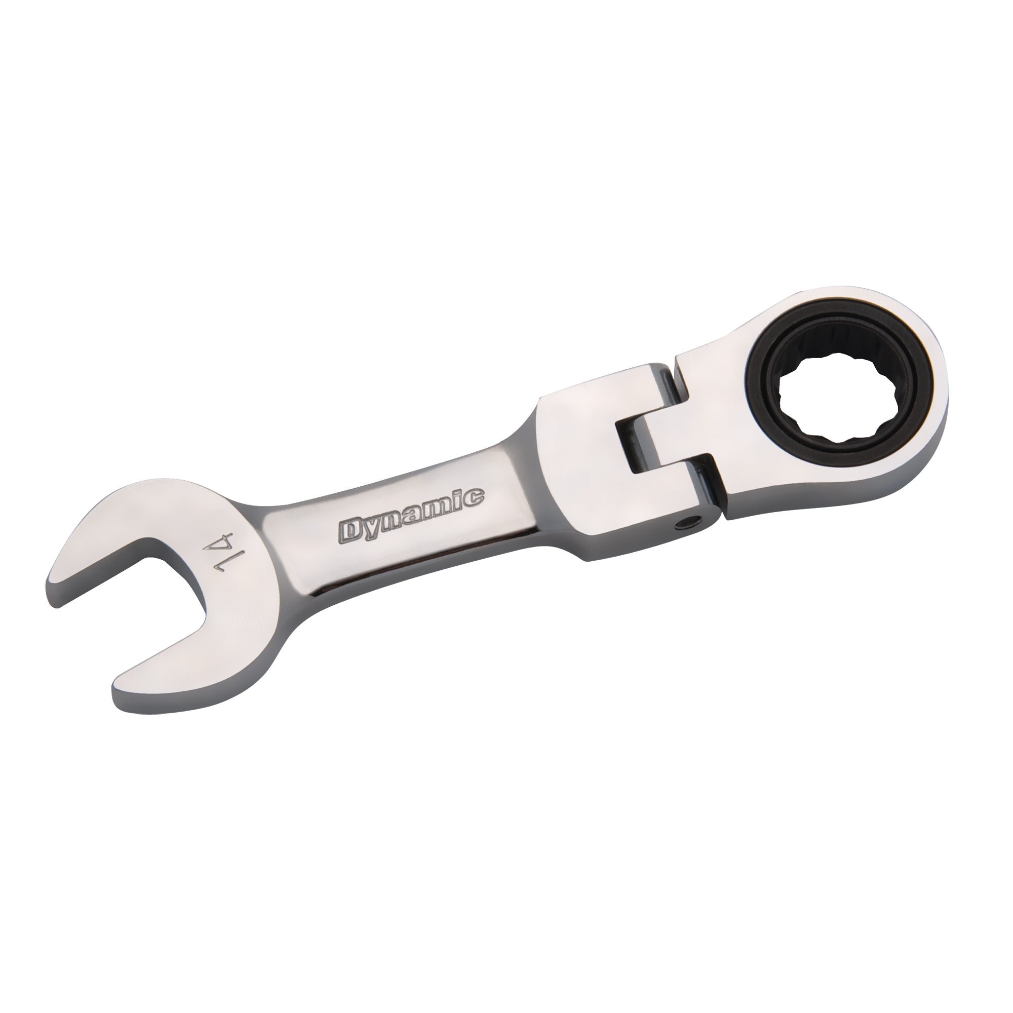 Metric Stubby Flex-Head Ratcheting Wrench - NJI101