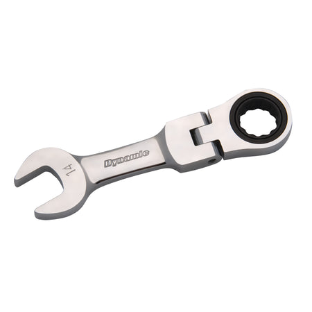 Metric Stubby Flex-Head Ratcheting Wrench - NJI101
