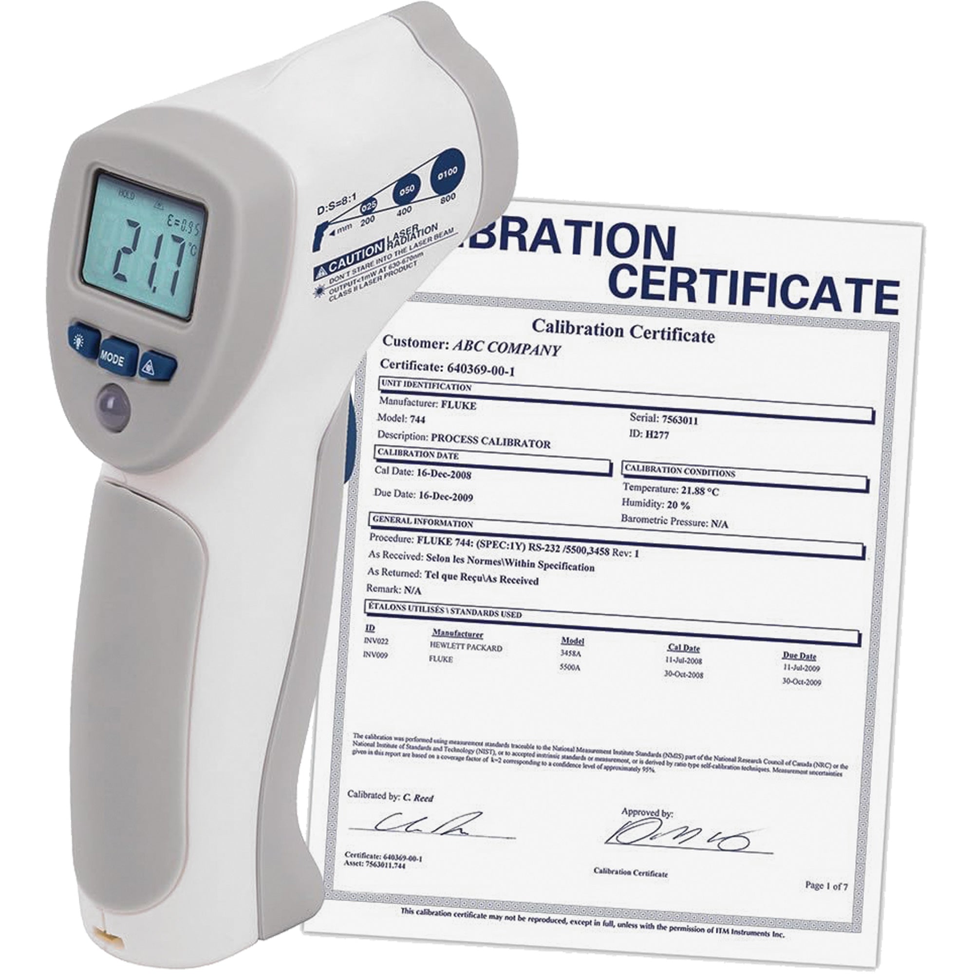 Food Service Infrared Thermometer with ISO Certificate - NJW100