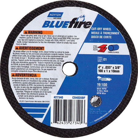 BlueFire® Cut-Off Wheels - NR999