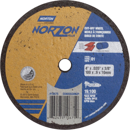Portable Small Diameter Reinforced Cut-Off Wheels - Norzon Plus - NR003