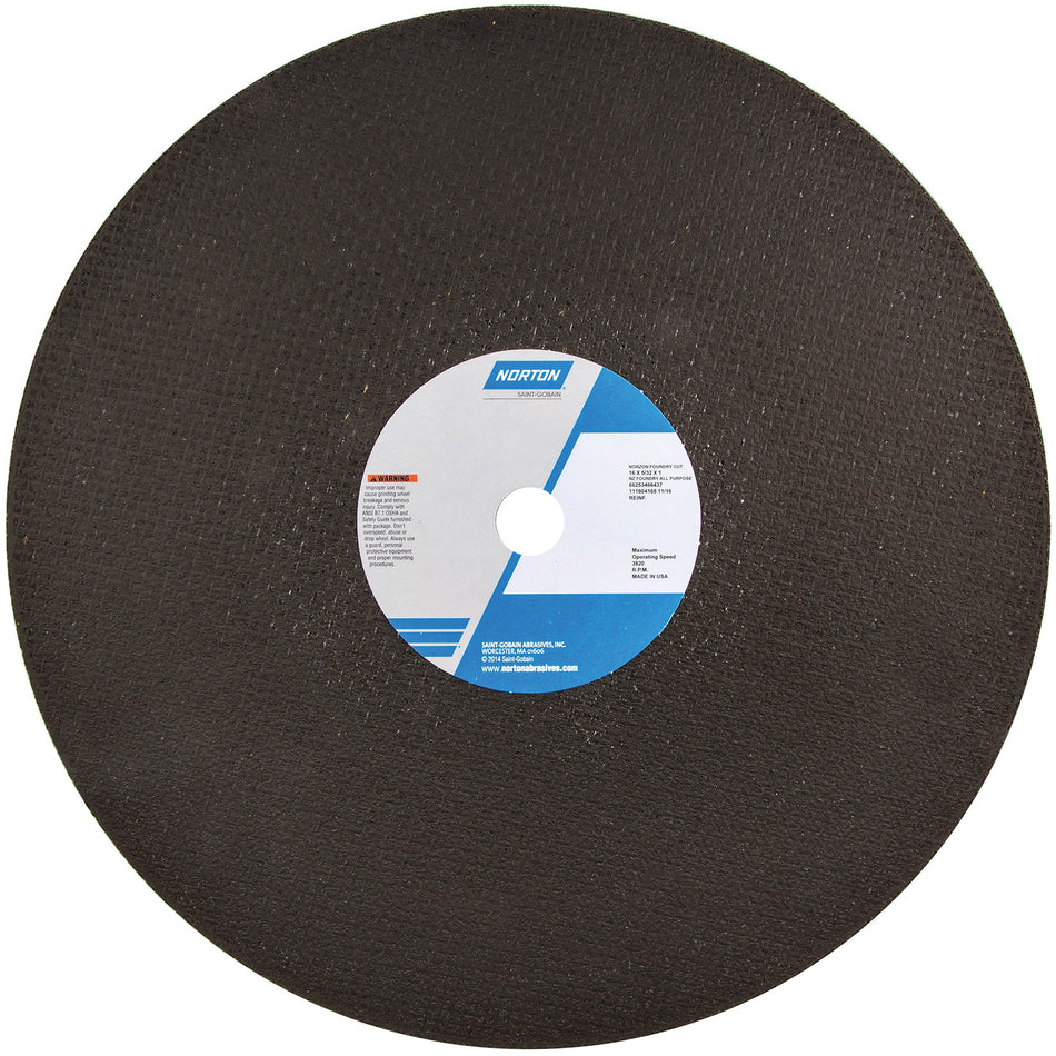 Reinforced Foundry Cut-Off Wheel - NR574