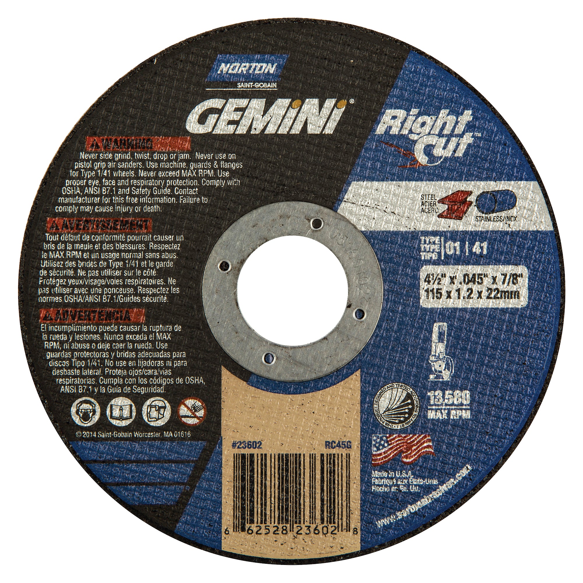 Gemini® Cutting Disc - NR794