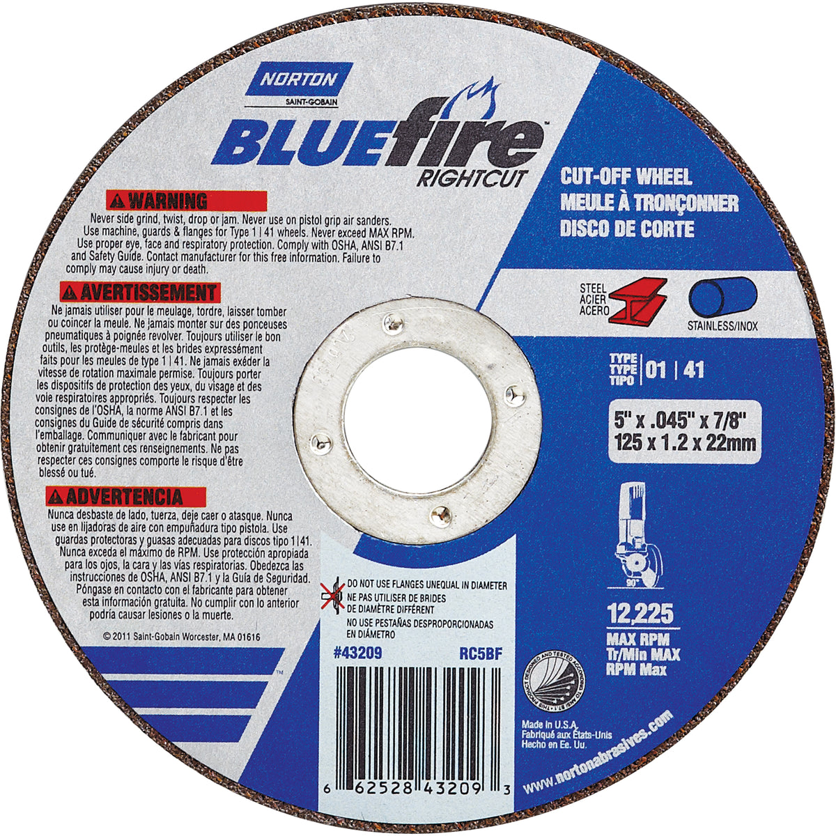 BlueFire® Cut-off Wheel - NO006