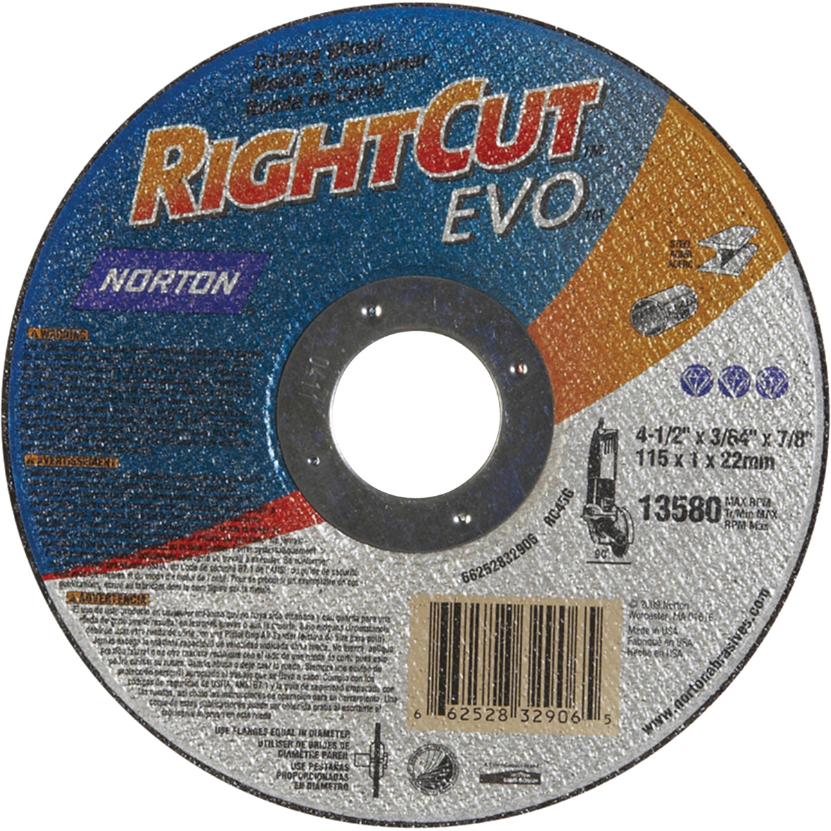 Right Angle Grinder Reinforced Cut-Off Wheels - RightCut™ Evo - NS211
