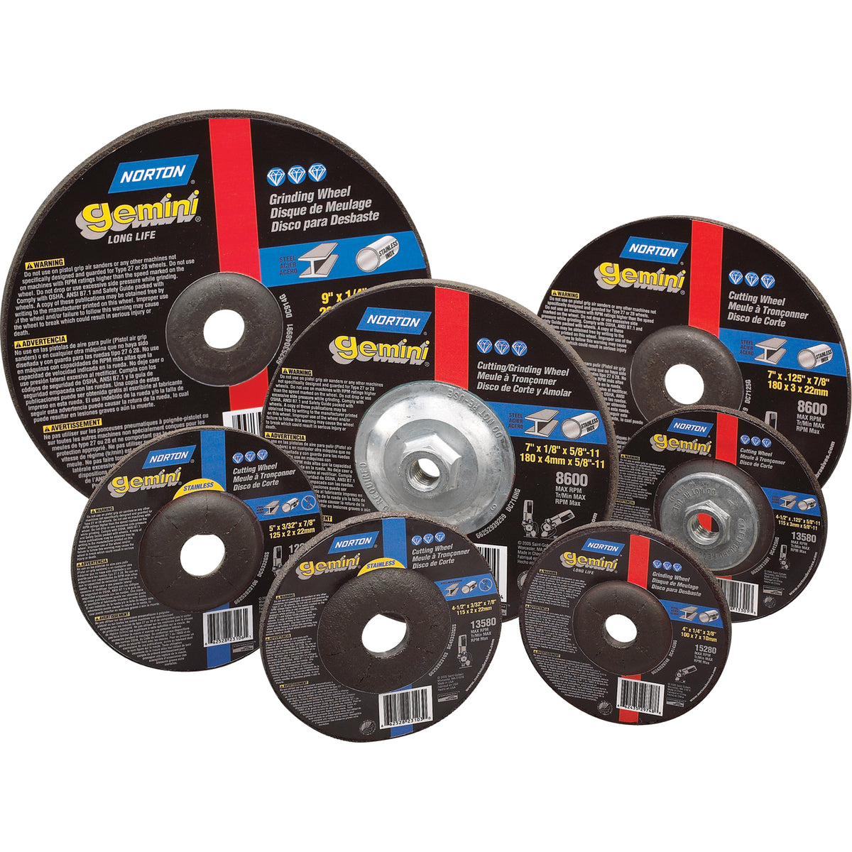 Depressed Center Grinding Wheels - Gemini® - NS101