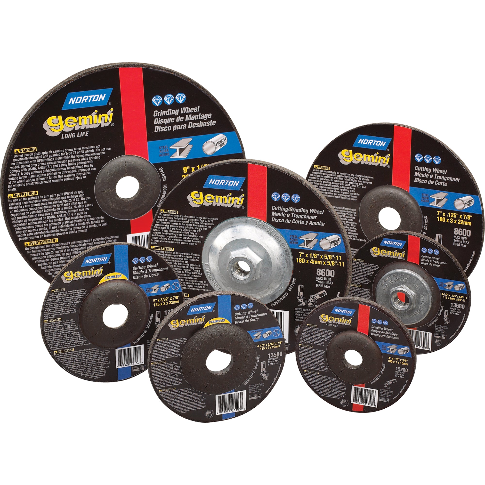 Depressed Center Grinding Wheels - Gemini® - NS101