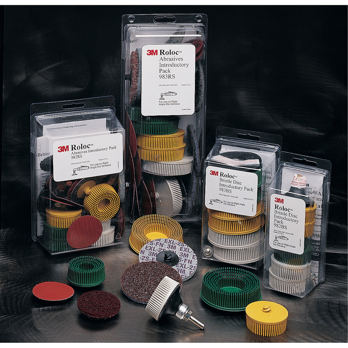 Scotch-Brite™ Roloc™ Bristle Disc Kit - NS926