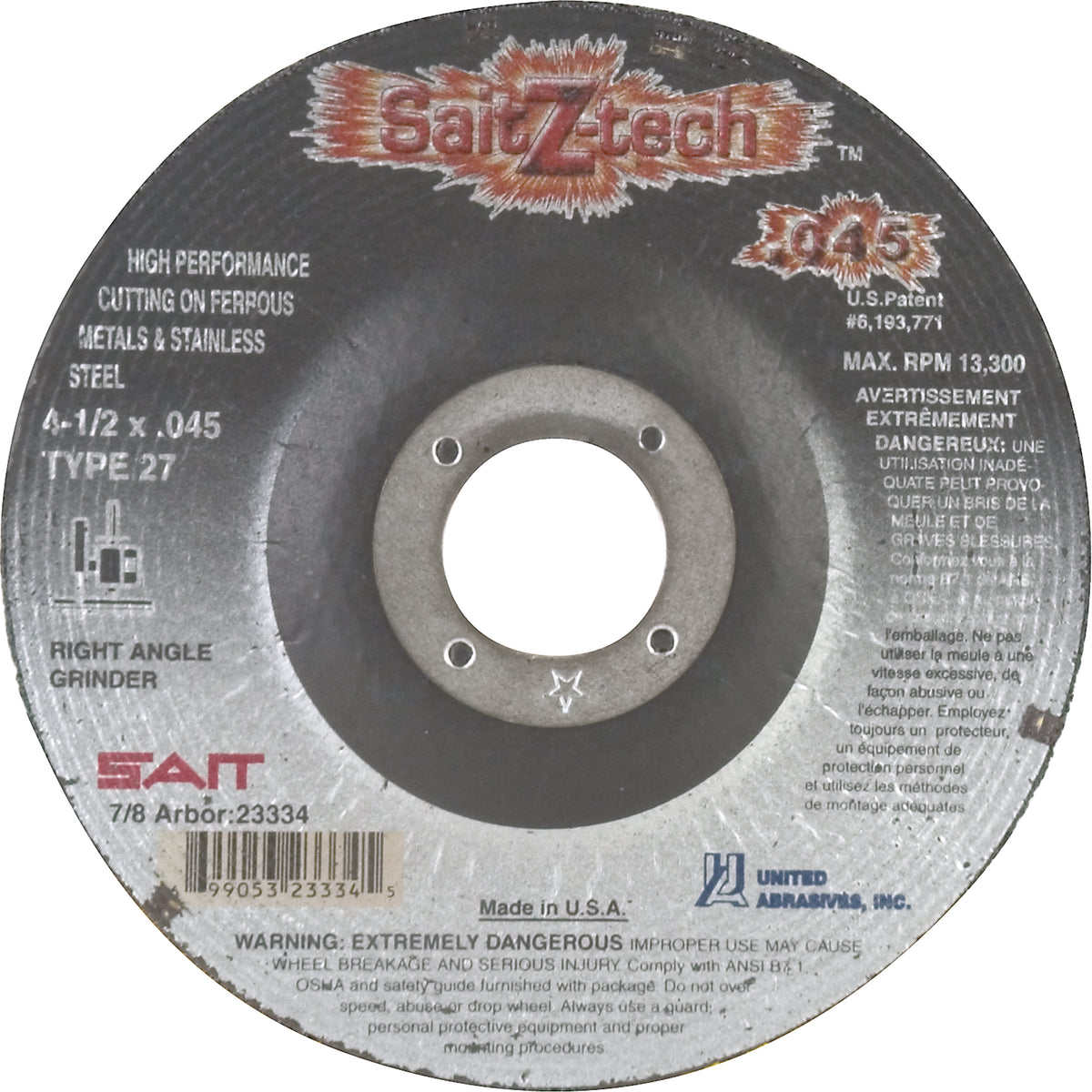 Cutting Wheel Z-Tech - NS991