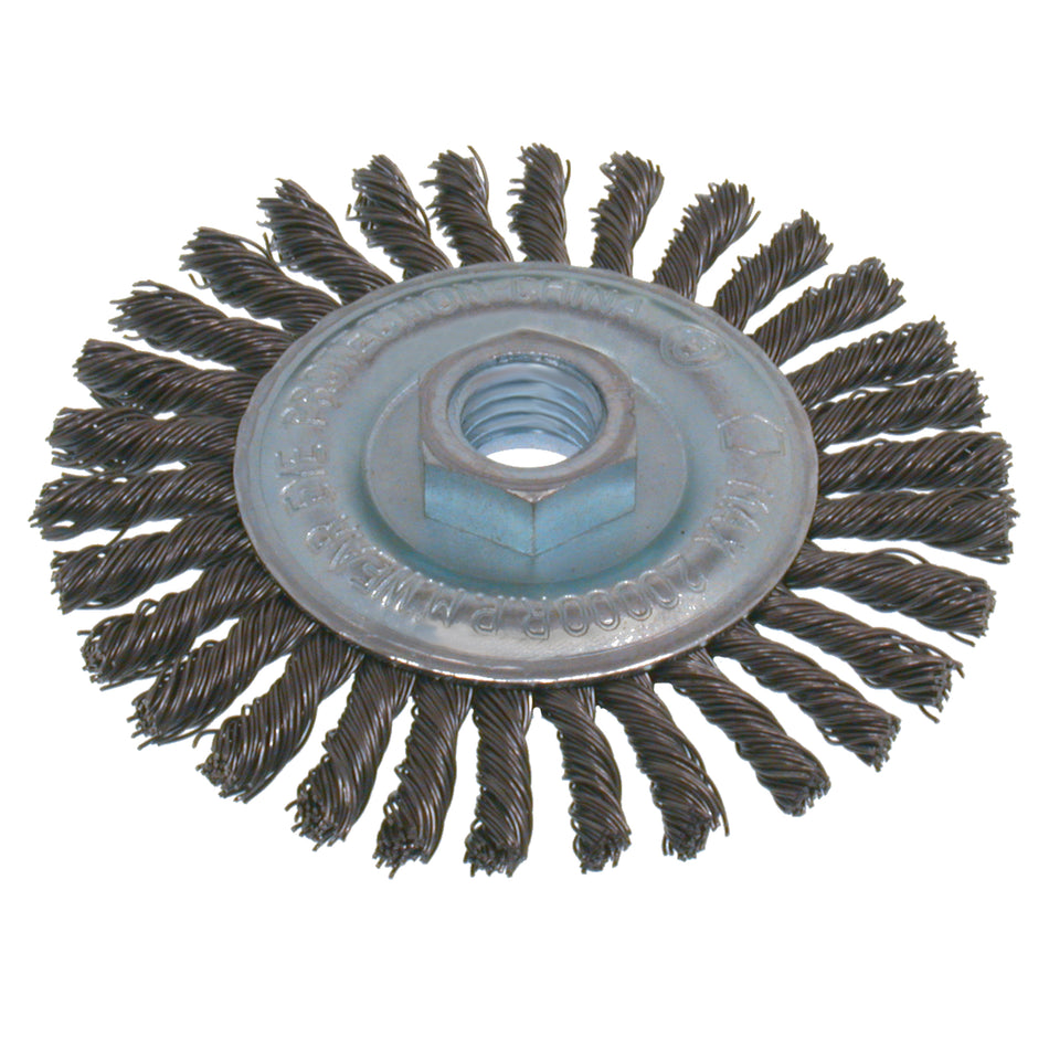 Economy High Speed Stringer Bead Knot Wire Wheel Brush - NU105