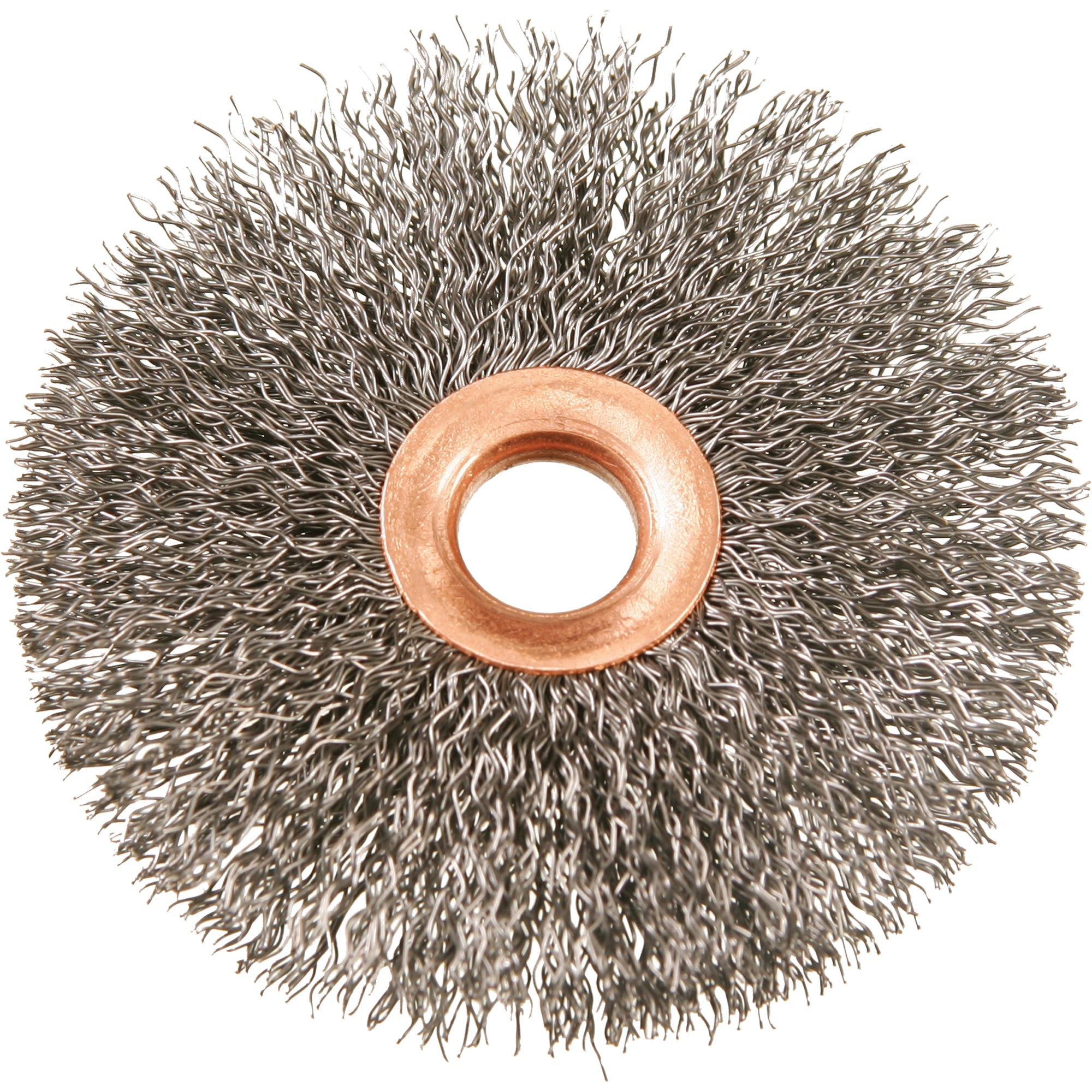 3" Copper Centre Crimped Wire Wheels - NU492