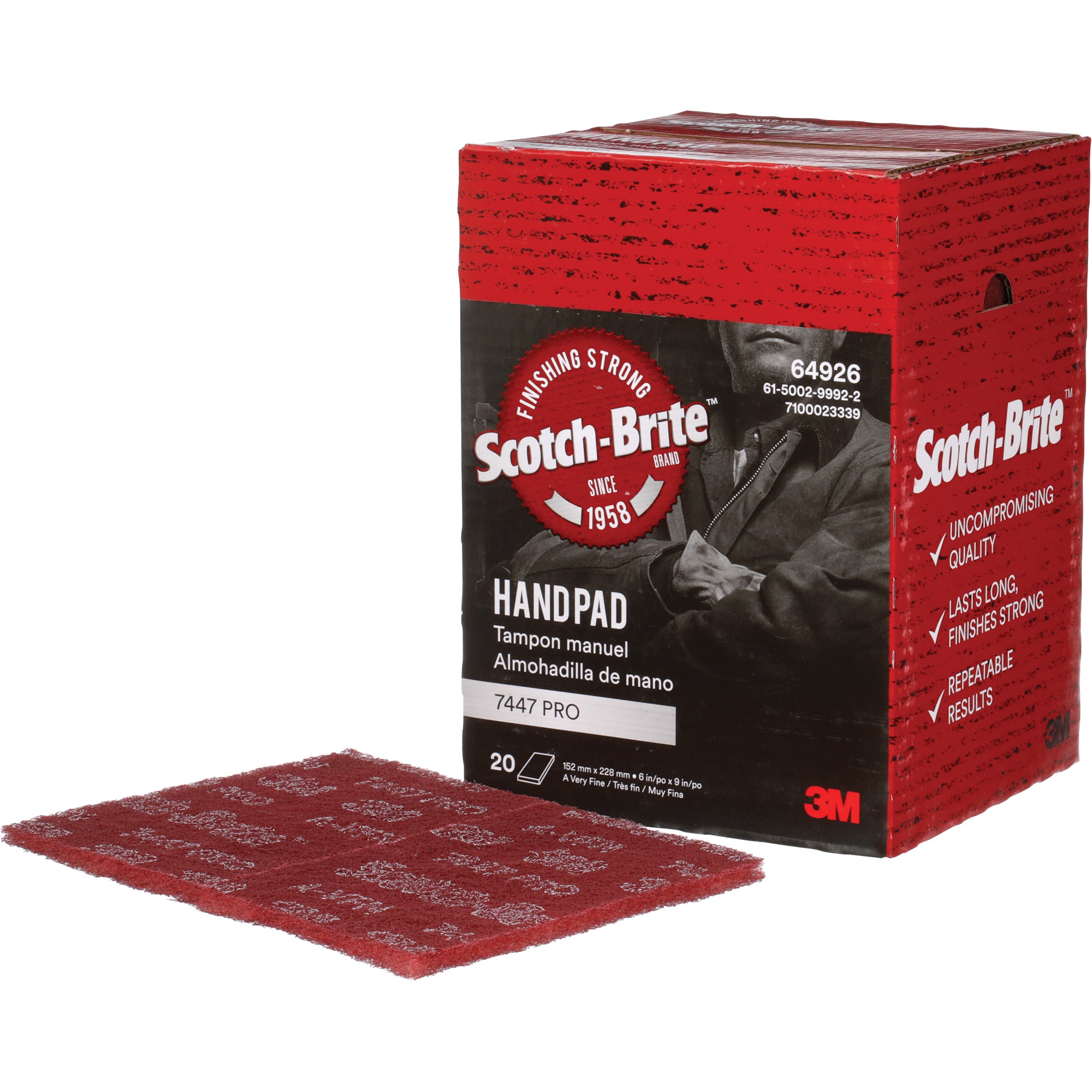Scotch-Brite™ 7447 Hand Pads - NU902
