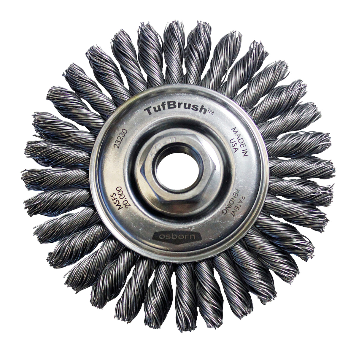 TufBrush™ Knot Wire Wheel Brush - NV171