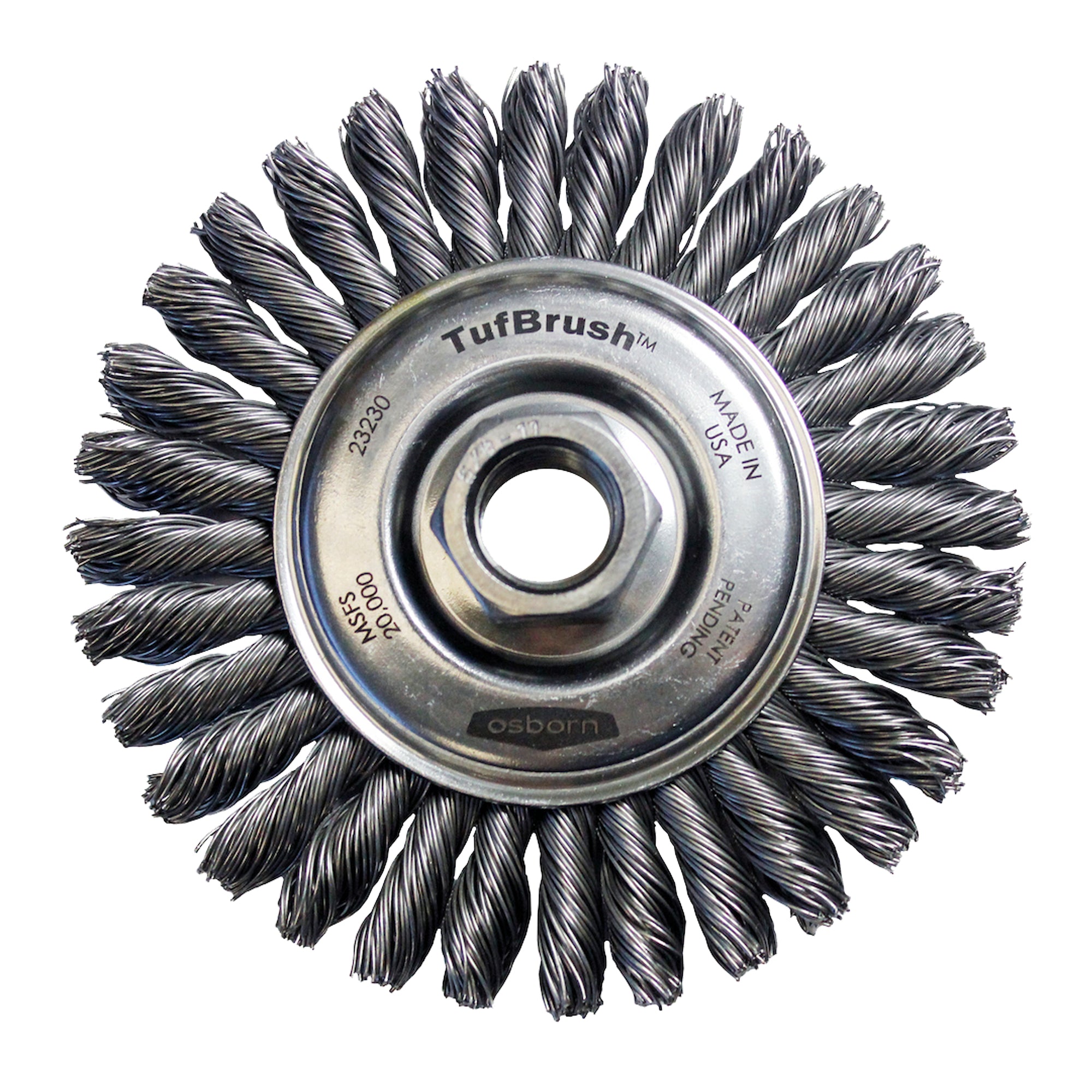 TufBrush™ Knot Wire Wheel Brush - NV171
