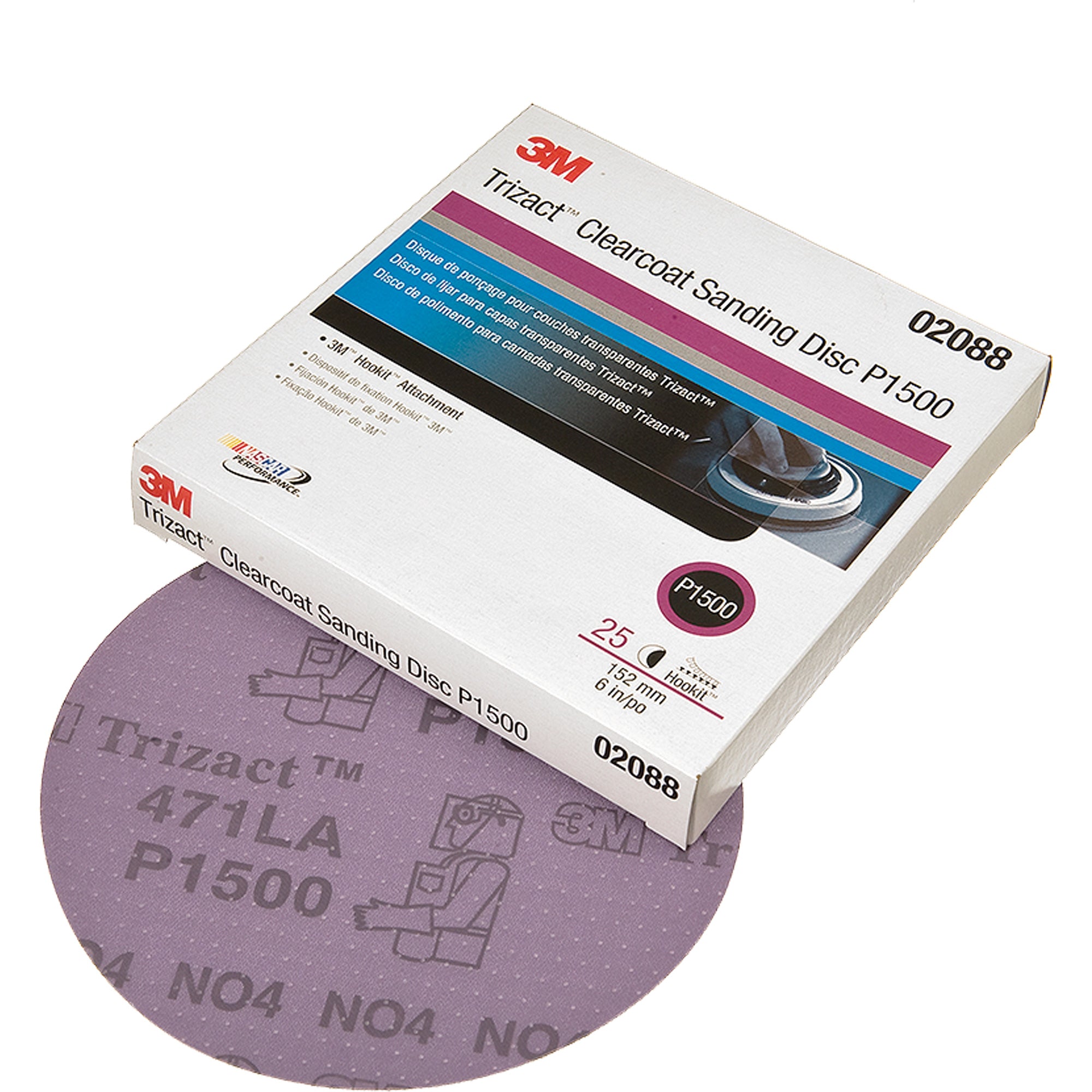 Trizact™ Hookit™ Clear Coat Sanding Disc - NV297