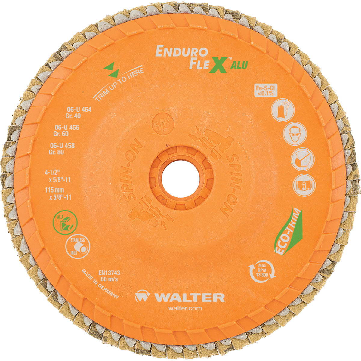 Enduro-Flex Alu™ Spin-On Flap Disc - NV437