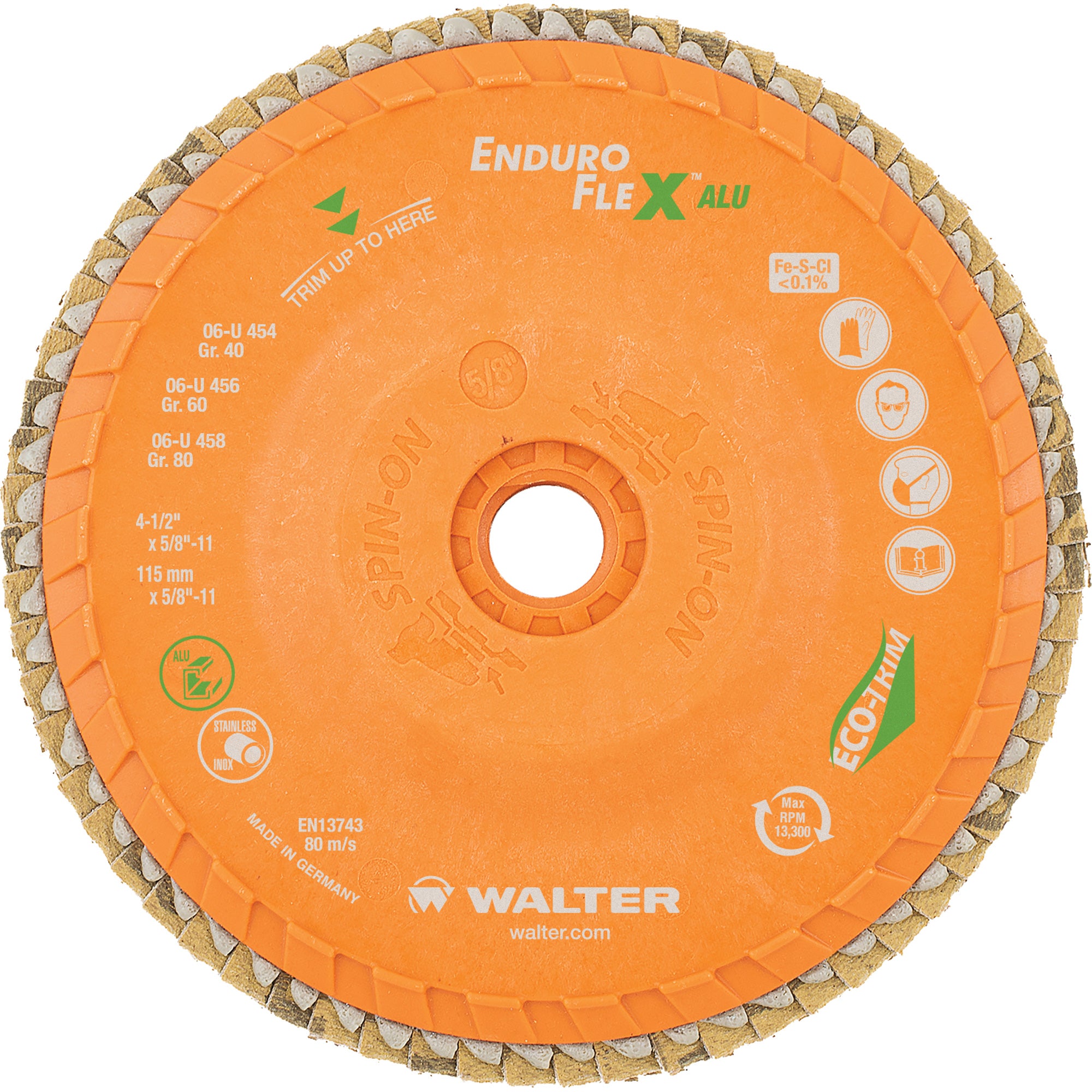 Enduro-Flex Alu™ Spin-On Flap Disc - NV437