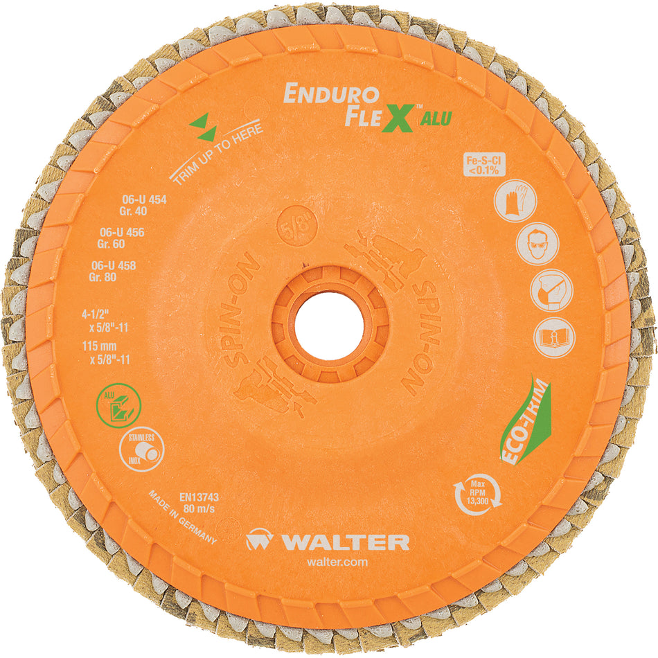 Enduro-Flex Alu™ Spin-On Flap Disc - NV437