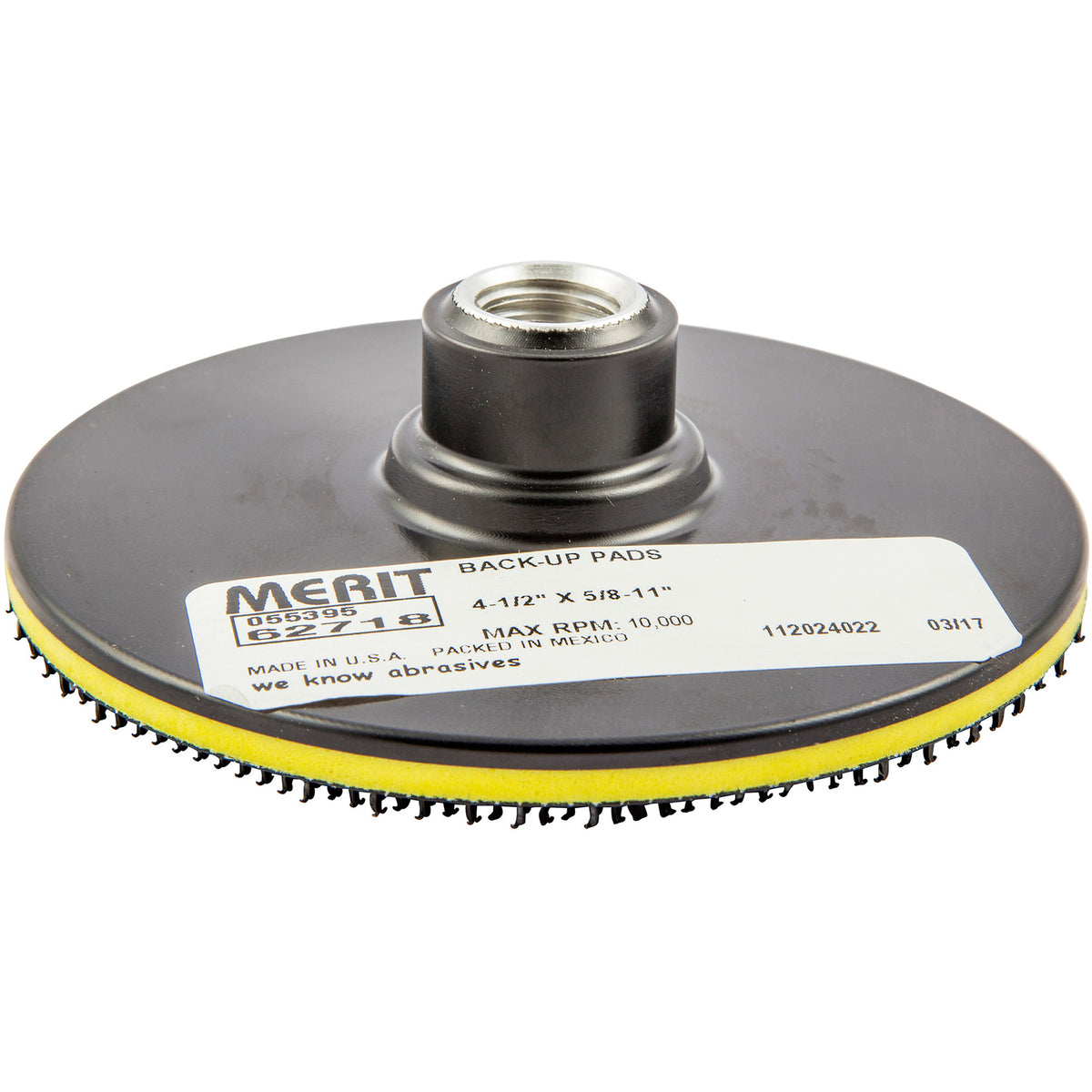 Hook & Loop Disc Back-Up Pad - NW815