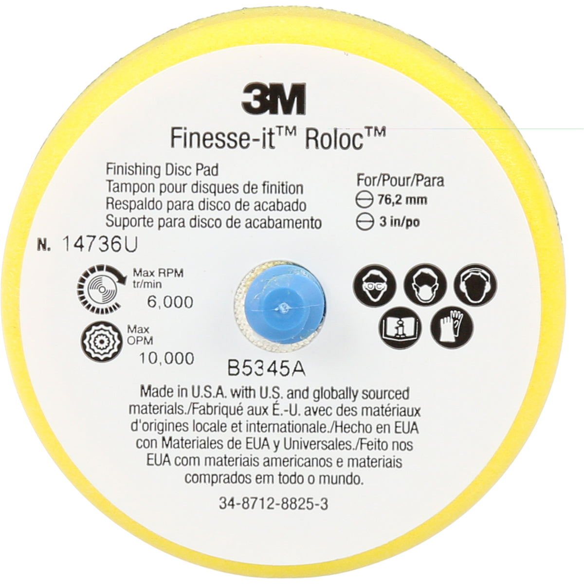 Finesse-it™ Roloc™ Finishing Disc Pad - NX709