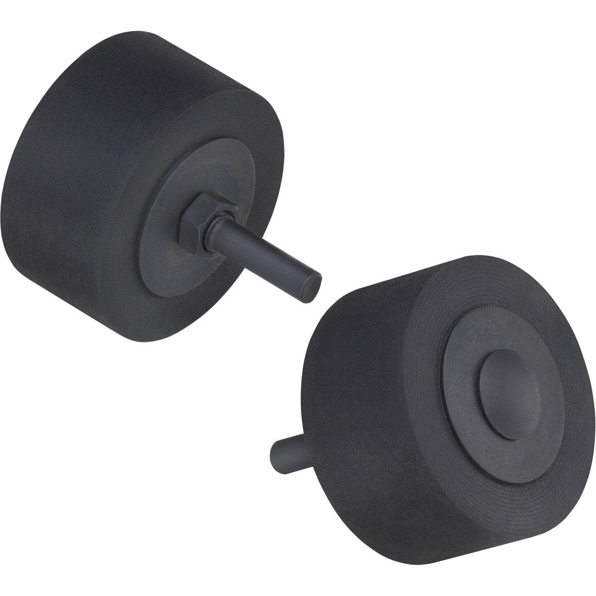 2" x 1" x 1/4" Rubber Cushion Polishing Wheel 45129 - NX935