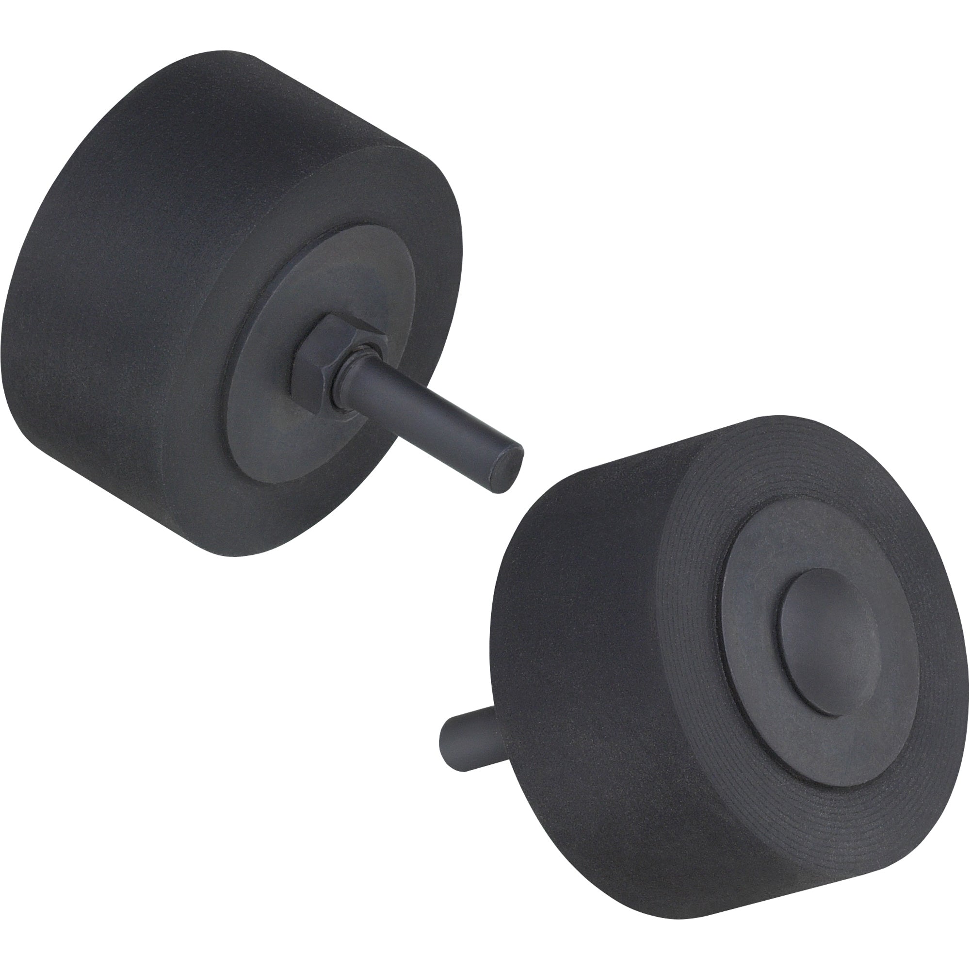 2" x 1" x 1/4" Rubber Cushion Polishing Wheel 45129 - NX935