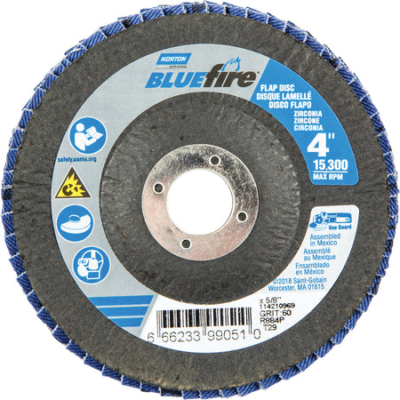 R884P BlueFire® Conical Flap Disc - NY212