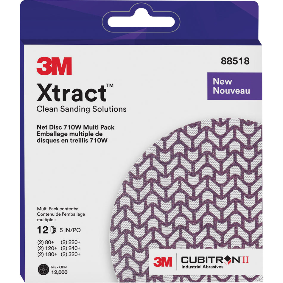 Xtract™ Cubitron™ II Net Disc 710W Assorted Pack - NY352