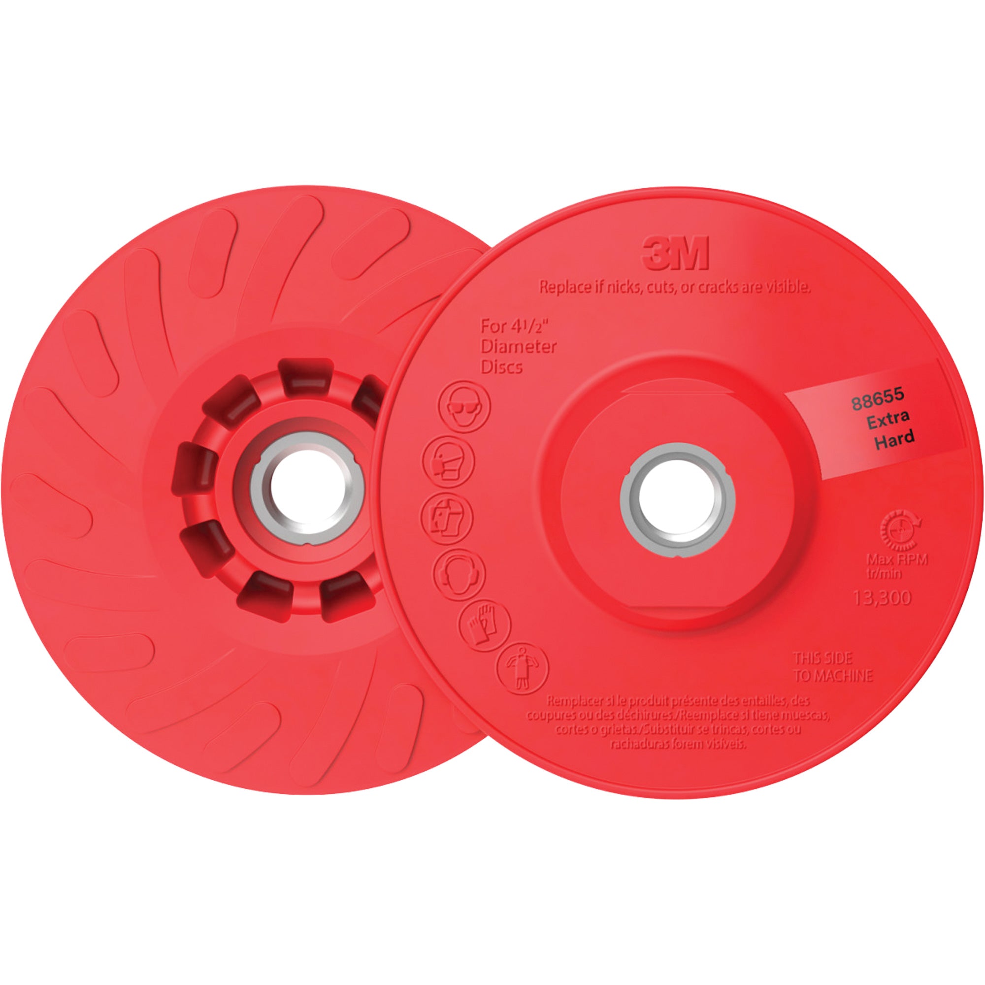 Ribbed Disc Pad Face Plate - NY512
