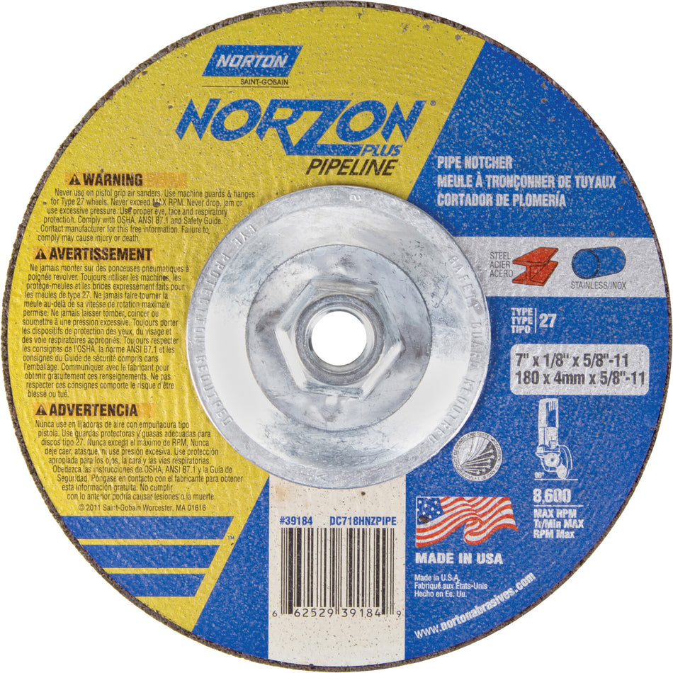 NorZon Plus SGZ Right Angle Cut-Off Wheel - NY681