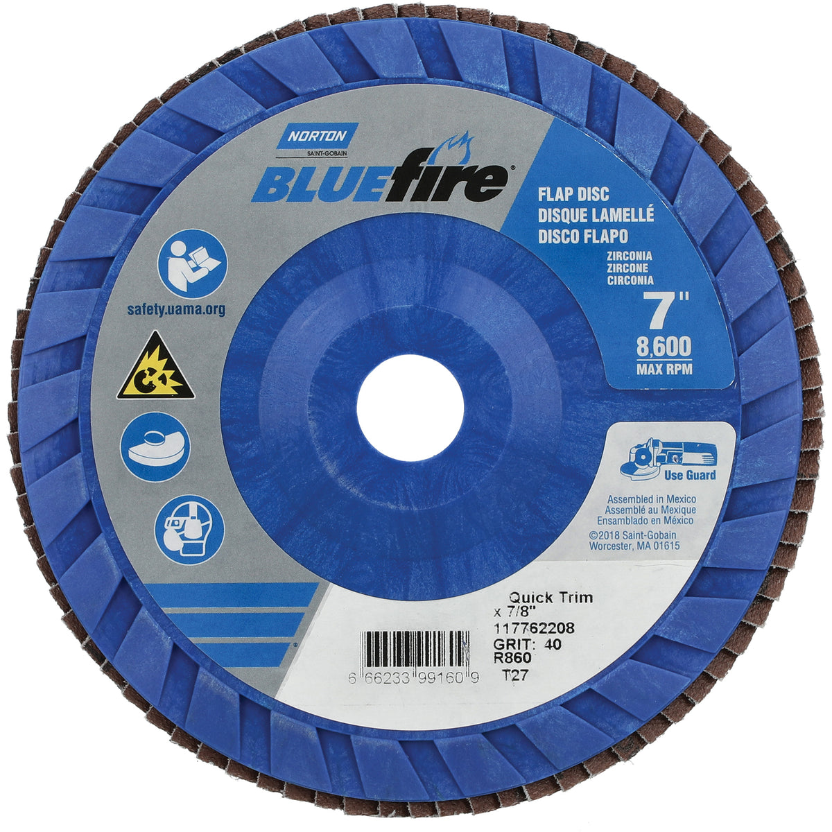 BlueFire Quick Trim Flap Disc - NY791