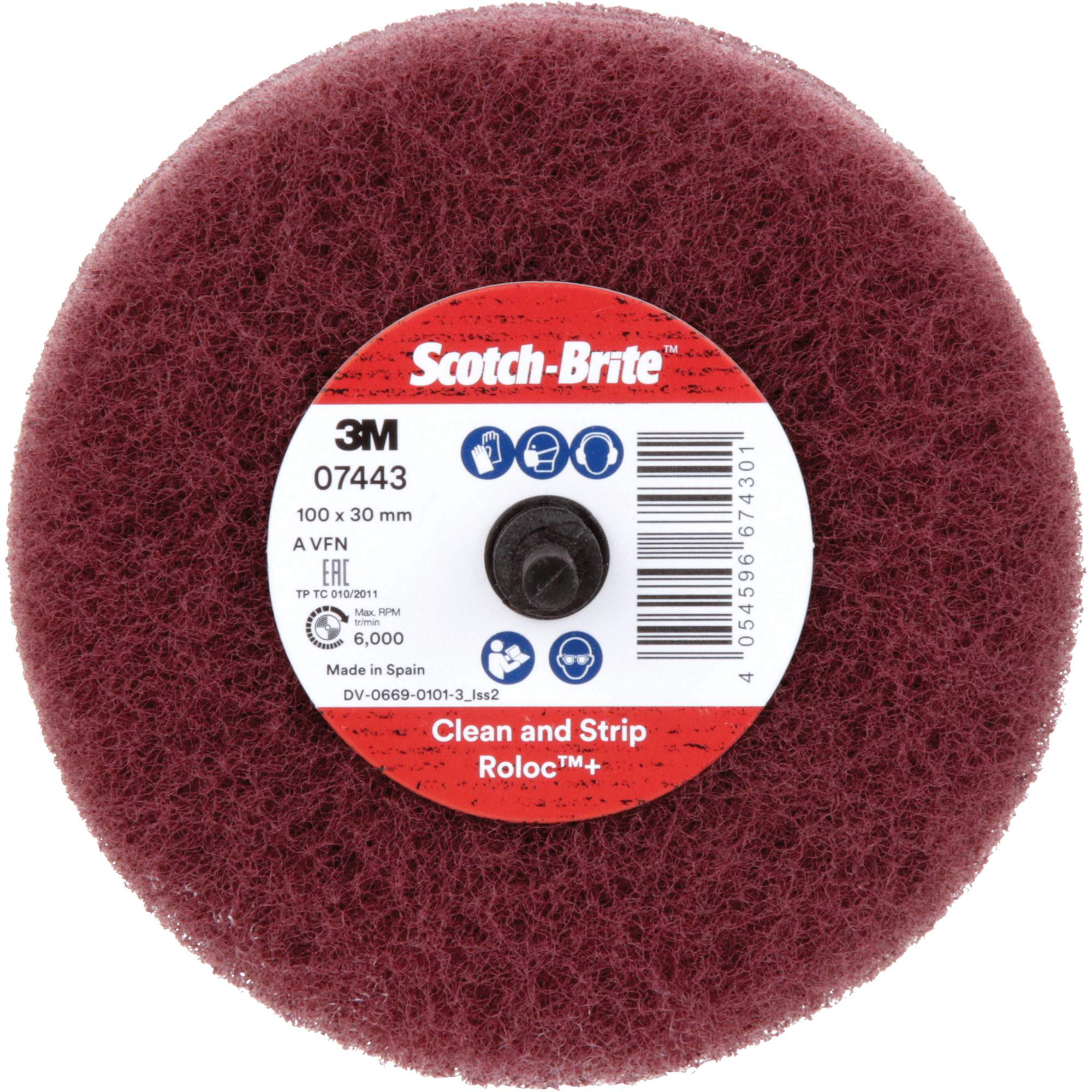 Scotch-Brite™ Roloc™ Plus General Purpose Scuffing Wheel - NY843