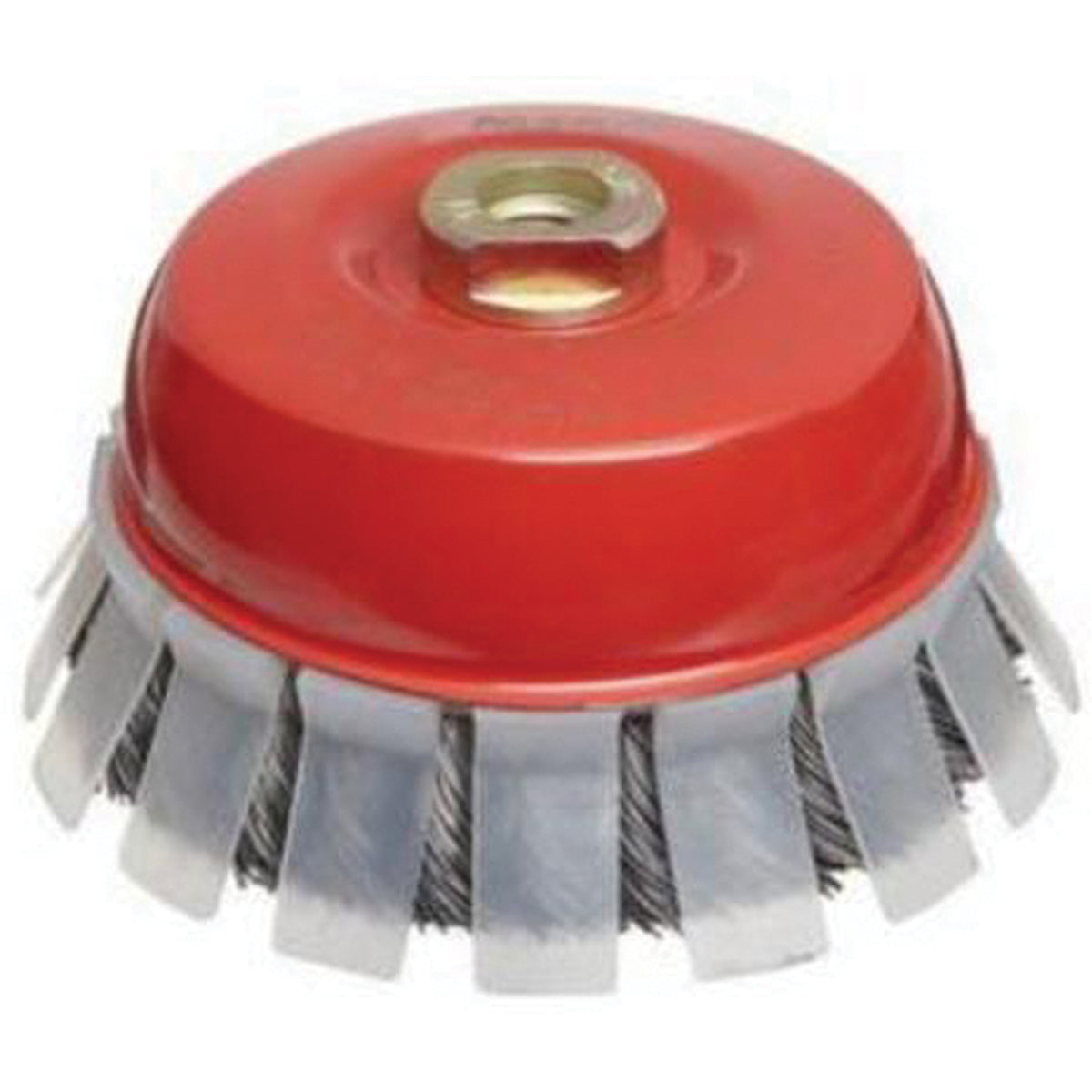 Knotted Wire Cup Brush with Protective Guard - NZ767