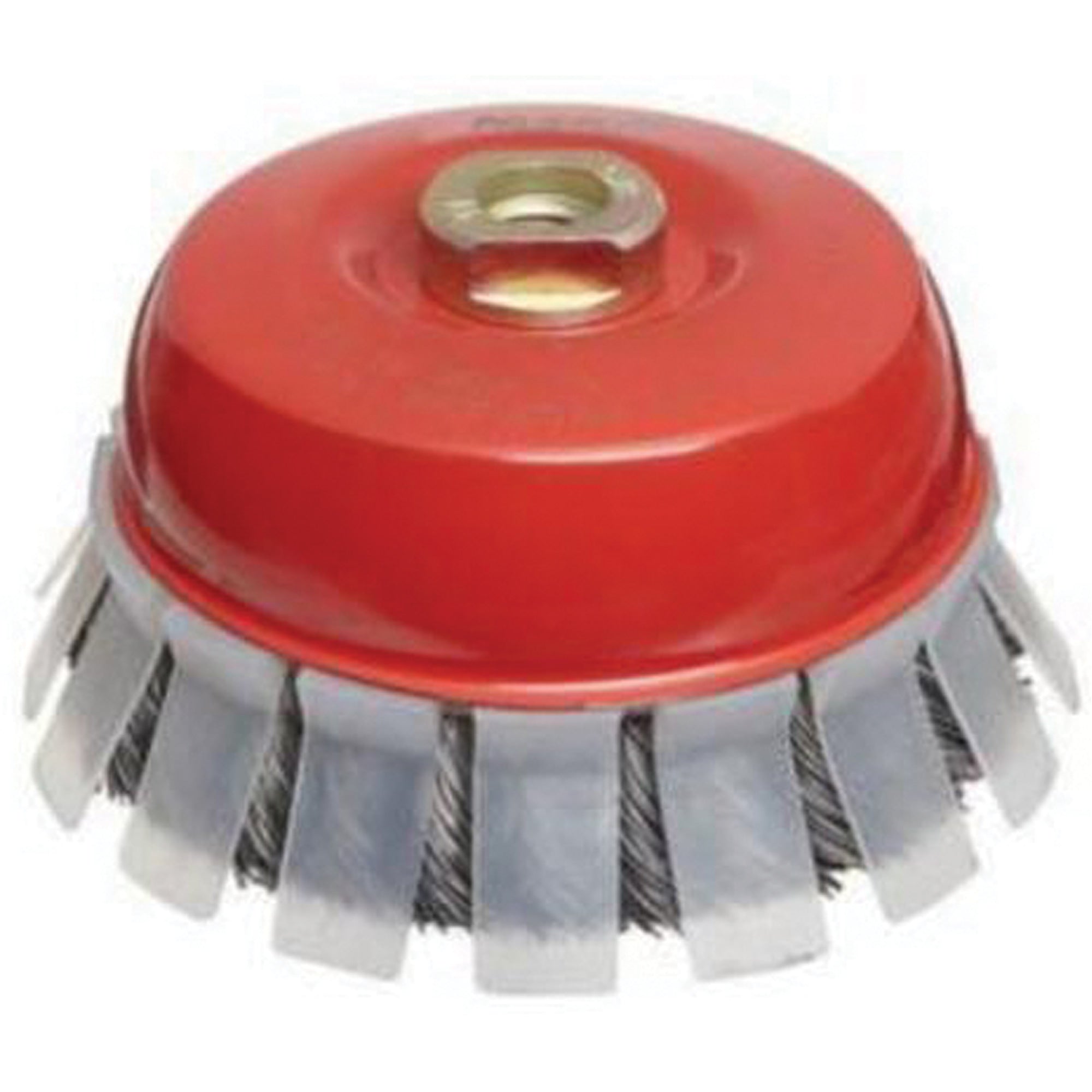 Knotted Wire Cup Brush with Protective Guard - NZ767