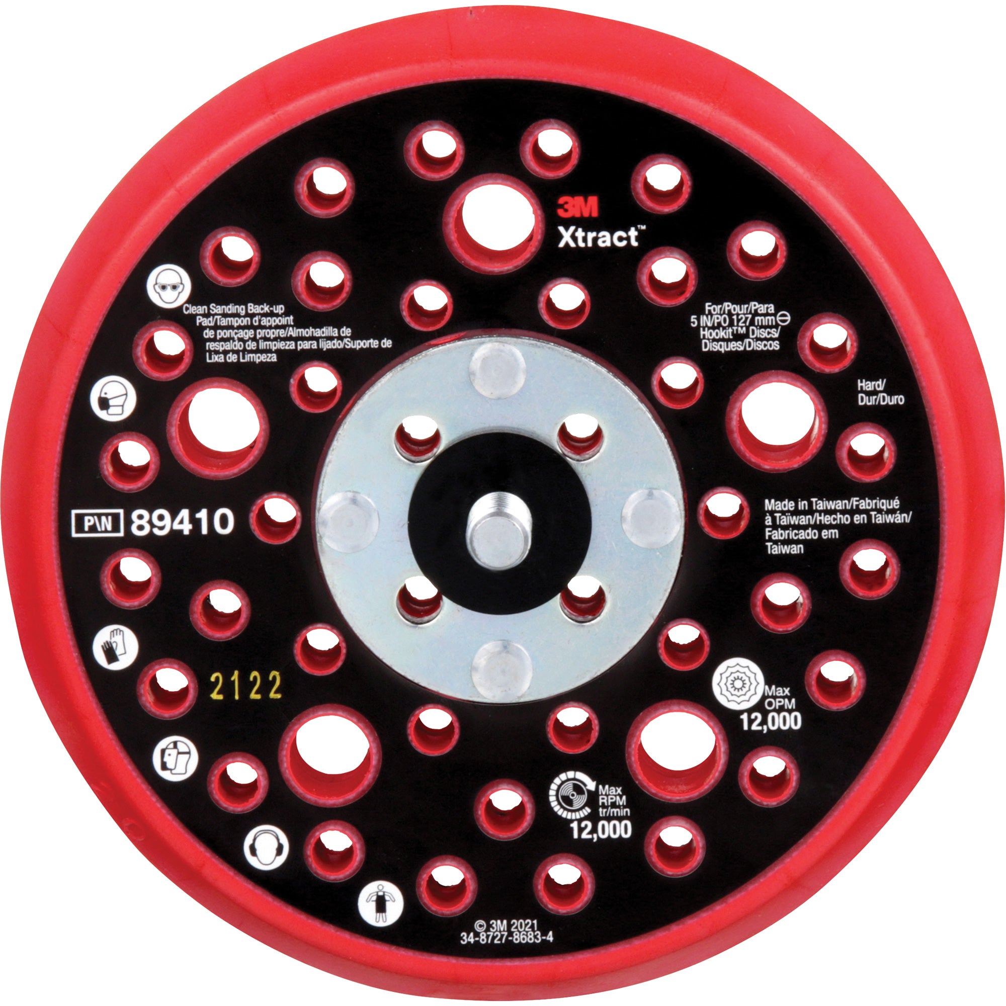 Xtract™ Hard Back-Up Pad - NZA028