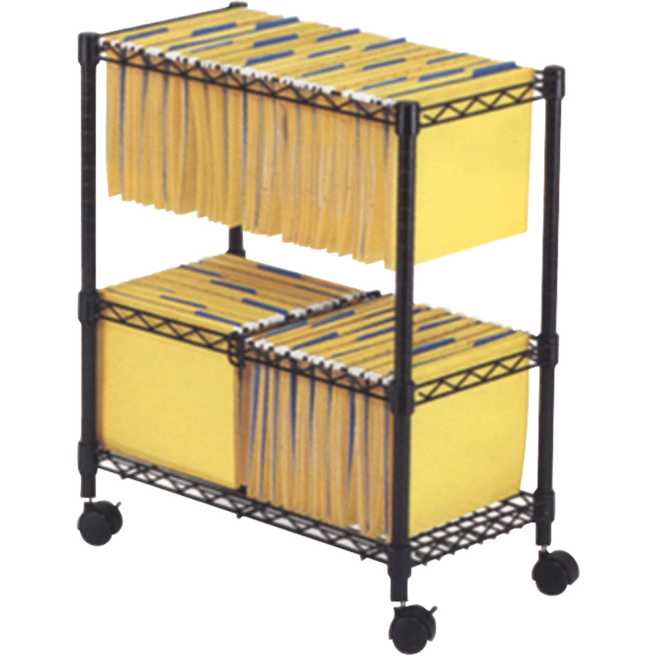 File Carts- 2-tier Rolling File Cart - OE806