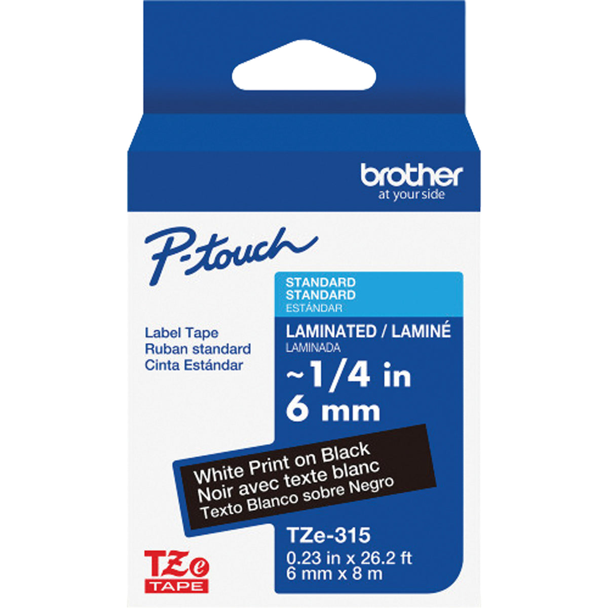 TZe-315 Laminated Tape for TZe-Compatible P-Touch Label Makers - OTA874