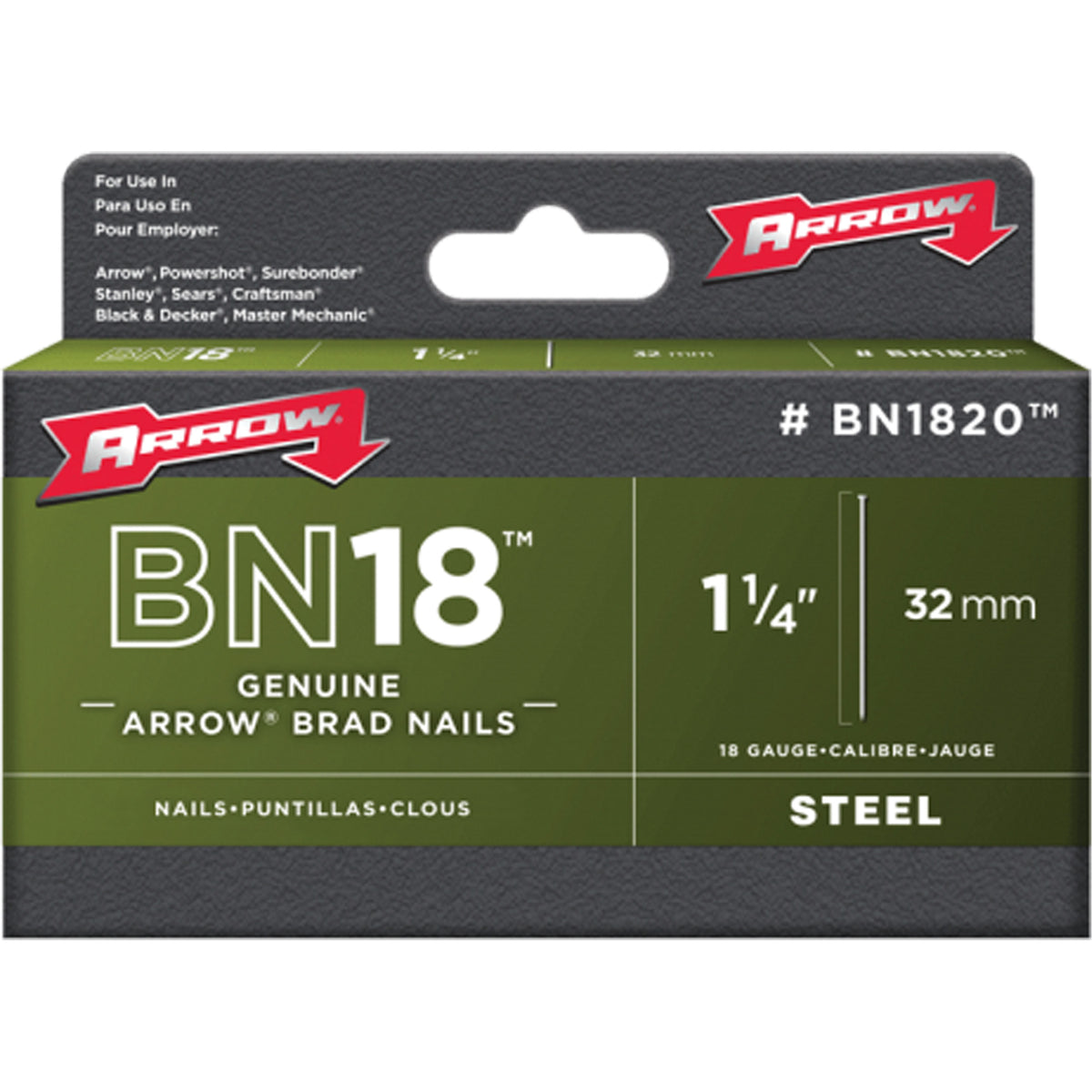 Brad Nails for Arrow & Aurora Staple Guns & Hammer Tackers - PE975