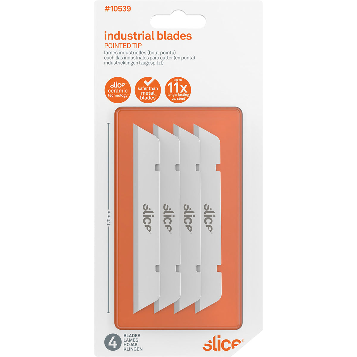 Slice™ Pointed Tip Finger-Friendly™ Replacement Blade - PG264